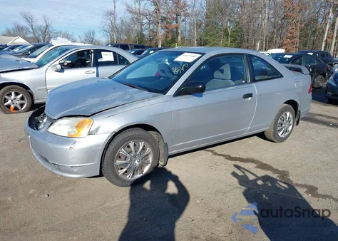 2001 Honda Civic Lx из США, поврежденный, VIN 1HGEM22511L026039